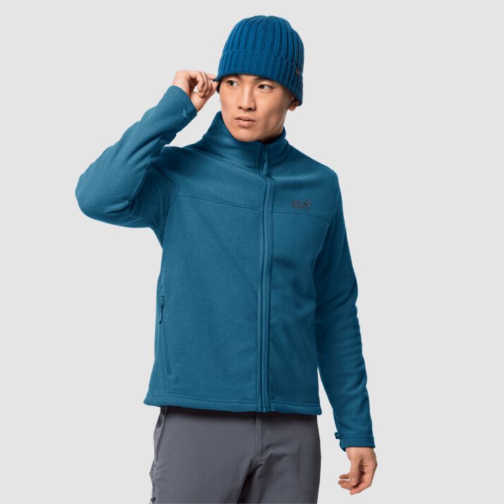 Chamarra Polar Jack Wolfskin Skywind Hombre Azul Marino Mexico-7695281